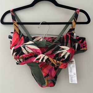 Billabong Multicolor Floral Bikini Set